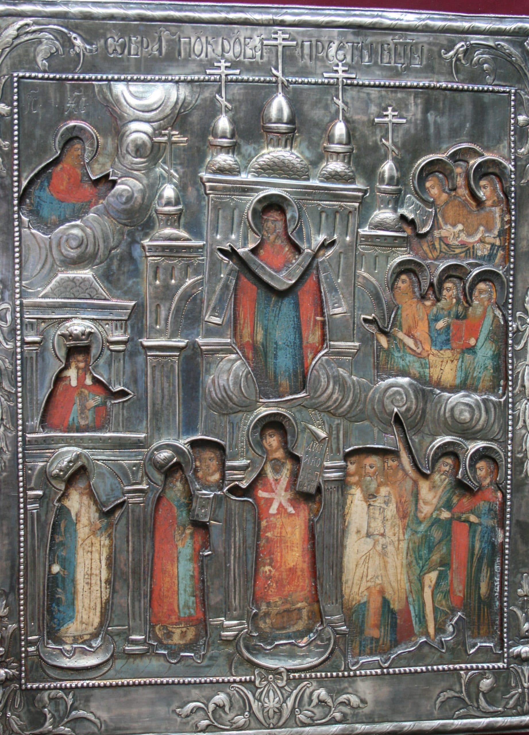 Праздничная икона “Покрова Пресвятой Богородицы”