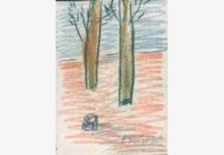 Пейзаж с деревьями