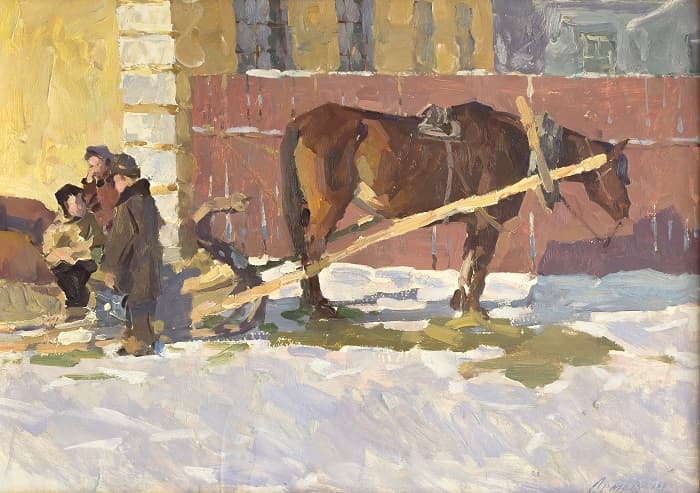 На подворье