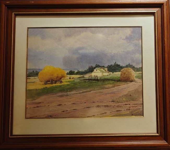 Конец лета. Уборка сена.