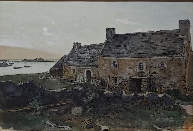 Ферма в Примеле, Бретань.