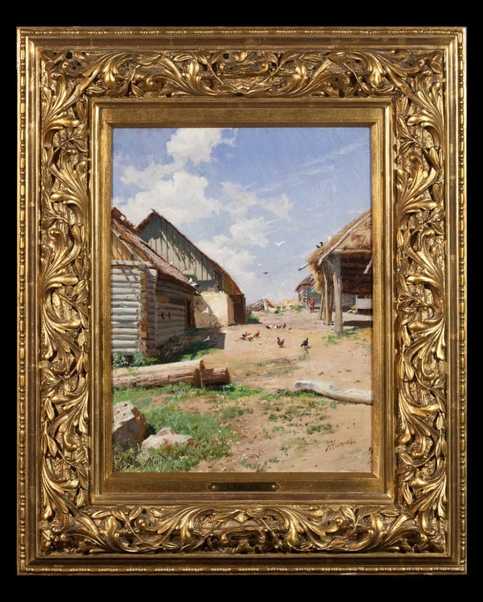 Улица в Богимово. 1890 г.
