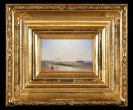 Парусники в море. 1870